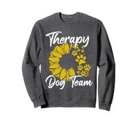 Therapy Dog Team Group Dog Handler For Animal Assisted Sweatshirt