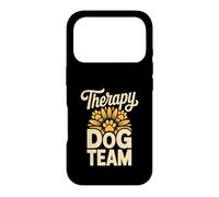 Therapy Dog Team Retro Rainbow Service Animal Handler Case for iPhone 17 Pro