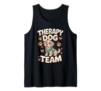 Therapy Dog Team Therapy Dog Handler Tank Top