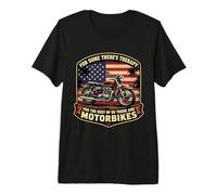 Therapy for The Rest There are Motorbikes USA Motorcycle Premium T-Shirt