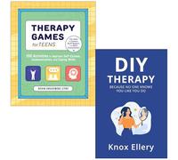 Therapy Games for Teens By Kevin Gruzewski & DIY Therapy Because No One Knows You Like You Do By Knox Ellery 2 Books Collection Set