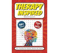 Therapy Inspired Word Search: 50+ Puzzles With Easy to Read Print about Analysis, Healing, Treatment & More | 6x9 inches 110 pages | Gift for Vacations, Holidays, Leisure