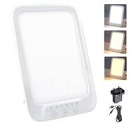 Therapy Lights Lamp Sun 28000-32000 Lux for Depression LED UV Free Spectrum Sad Therapy Lights Box with 6 Timer 10 Brightness Levels Memory Function, Touch Control Happy Lamp Office/Desk/Home/Sleep