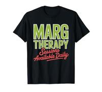 Therapy Margaritas Funny Stress Relief Cocktail Lover T-Shirt