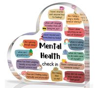 Therapy Office Decor, Mental Health Check In Decorations for School Counselor CBT DBT Therapy Counseling Poster Anxiety Relief Social Psychology Decoration