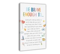 Therapy Office Decor, Positive Affirmations, Growth Mindset, School Psychology, Cognitive Behavioral Therapy Canvas Poster Wall Art Decor Print Picture Paintings for Living Room Bedroom Decoration 2
