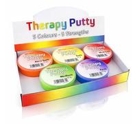 Therapy Putty Set for Hand Exercise & Physio Rehab - 5 Levels (Extra Soft to Firm) - Grip Strength Trainer for Arthritis, Carpal Tunnel, Stroke Recovery & Stress Relief (5 x 57g)