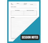Therapy Session Notes Notebook: Client Progress & Treatment Plan Logbook (8.5x11”, 60 Pages): Structured Record Book for Therapists, Counselors, Coaches & Social Workers