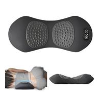 Theraspine Back Massager, Theraspine Triple Fusion Pillow for Back Pain Relief, Triple Fusion Massager, Heat Vibration Massage, Soft Skin-Friendly Material, Portable (Dark Gray)