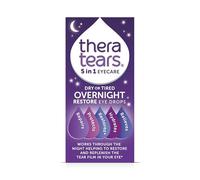 TheraTears® Overnight Restore Dry or Tired Eye Drops | Repairs and Hydrates Eyes’ Through the Night | Long-Lasting Relief and Preservative Free | 5 in 1 Eye Care Drops | 10ml