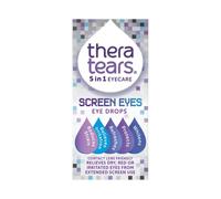 TheraTears Screen Eyes Eye Drops | Relieves, Refreshes and Whitens Dry, Red or Irritated Eyes from Extended Screen Use | Contact Lens Friendly | 5 in 1 Eye Care Drops | 10ml