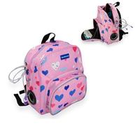 therathreads Junie Feeding Tube Backpack for Kids Enteral Feeding Pumps (EnteraLite Infinity and Kangaroo Joey), G Tube, J Tube, GJ Tube, PEG Tube Bag fits 500mL to 1L Capacity Bags (Hearts)