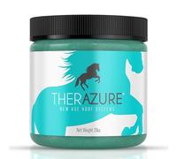 Therazure Horse Hoof Thrush Treatment Clay and White Line Equine Care: Effective on Horses, Cows, Goats, Sheep, Pigs and All Hooved Animals- 25 oz Jar New Heat Resistant Formula*