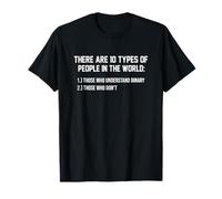 There Are 10 Types Of People In The World Teacher Teaching T-Shirt