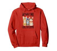 There are angels in my life I call them friends cat Pullover Hoodie