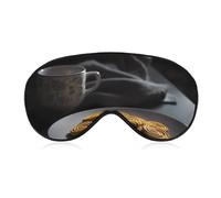 There are Biscuit on The Plate Eye Mask, Side Sleeping Mask Light Blindfold Sleeping Mask Nose Pad and Elastic Band for Children Women and Men
