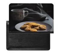 There Are Biscuit on The Plate Passport Cover Protector Rfid Blocking Passport Holder Id Card Holder Secure Travel Wallet Organizer for Passport Tickets Credit Cards, style, One Size
