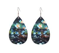 There Are Different Little Flowers Acrylic Hoop Earrings For Women Teardrop Dangle Earrings Lightweight Fashion Jewelry Gifts Outfits Accessories For Women Ladies