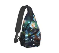 There Are Different Little Flowers Unisex Daypack Multiple Pockets Chest Bag Breathable Crossbody Bags For Cycling Travel Business