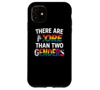 There Are More Than Two Genders Funny LGBTQ Pride Shirt Case for iPhone 11