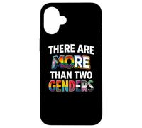 There Are More Than Two Genders Funny LGBTQ Pride Shirt Case for iPhone 16 Plus