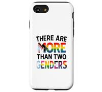 There Are More Than Two Genders Funny LGBTQ Pride Shirt Case for iPhone SE (2020) / 7/8