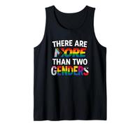 There are More Than Two Genders Funny LGBTQ Pride Shirt Tank Top