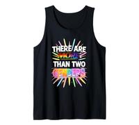 There are More Than Two Genders Funny LGBTQ Pride Shirt Tank Top