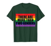 There are More Than Two Genders T-Shirt, Men, Dark Green, X-Large