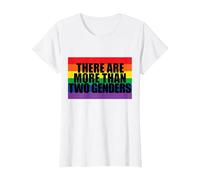 There are More Than Two Genders T-Shirt, Women, White, Small