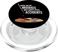 There Are No Mistakes Only Happy Little Accidents - Bob Gift PopSockets PopGrip for MagSafe
