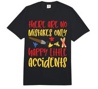 There are No Mistakes Only Happy Little Accidents Comfort Colors Adult Heavyweight T-Shirt