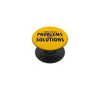There are no problems only solutions PopSockets Adhesive PopGrip