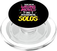 There are no wrong moves only Accidental Solos Dance Dancing PopSockets PopGrip for MagSafe