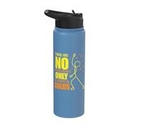 There are no Wrong Moves only Accidental Solos Dance Dancing Stainless Steel Insulated Water Bottle