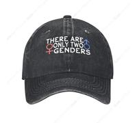 There are Only 2 Genders Adjustable Classic Cowboy Men Women Casual Dad Hat Surprise Forgive Forever Trendy Gathering Student Gift Become Beautiful Vibes