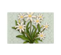 There Are Three White Flowers WithWooden Jigsaw Puzzle Puzzles for Adults 1000 Pieces
