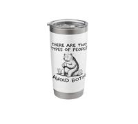 There are Two Types of People: Avoid Both Social Anxiety Stainless Steel Insulated Tumbler