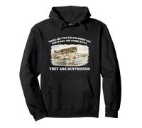 There Are Two Wolves Inside You Funny Gay Pride Meme Queer Pullover Hoodie