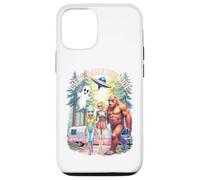 There Goes The Ride Bigfoot Alien Woman Skeleton Halloween Case for iPhone 12/12 Pro