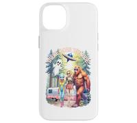 There Goes The Ride Bigfoot Alien Woman Skeleton Halloween Case for iPhone 14 Plus