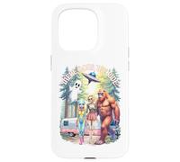 There Goes The Ride Bigfoot Alien Woman Skeleton Halloween Case for iPhone 15 Pro