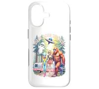 There Goes The Ride Bigfoot Alien Woman Skeleton Halloween Case for iPhone 17