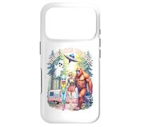 There Goes The Ride Bigfoot Alien Woman Skeleton Halloween Case for iPhone 17 Pro