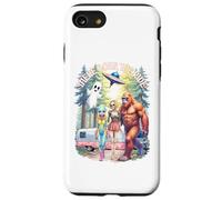 There Goes The Ride Bigfoot Alien Woman Skeleton Halloween Case for iPhone SE (2020) / 7/8