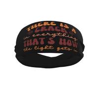 There Is A Crack In Everything That'S How The Light Gets In Mental Health Awareness Month Unisex Sweat Bands Non-Slip Head Bands Elastic Hair Band For Outdoor Activities Tennis Cycling Gym