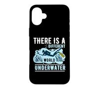 There Is A Different World Underwater Scuba Diver Diving Case for iPhone 16 Plus