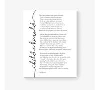 There Is A Pleasure In The Pathless Woods | Lord Byron Quote | Inspirational and Motivational | Book Page | Novel | Literary Home Decor | Living Room | Art Print (8x10)