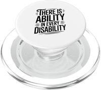 There is Ability in Every Disability Inspirational PopSockets PopGrip for MagSafe