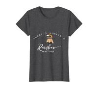 There is Always a Rainbow Waiting Noah's Ark T-Shirt T-Shirt, Women, Dark Heather Grey, Medium